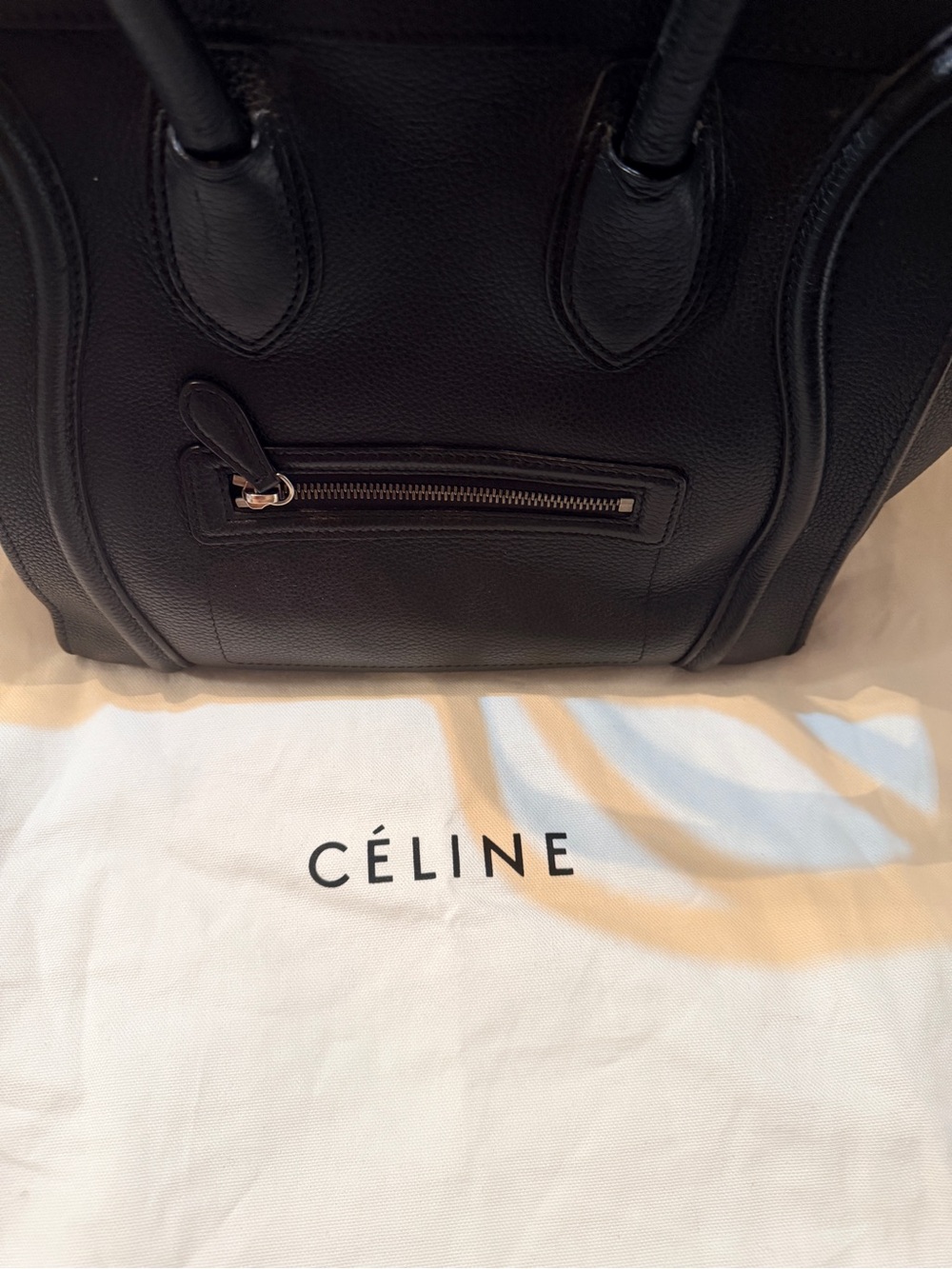 Celine Luggage Phantom Black with Silver Hardware - Picture 10 of 10